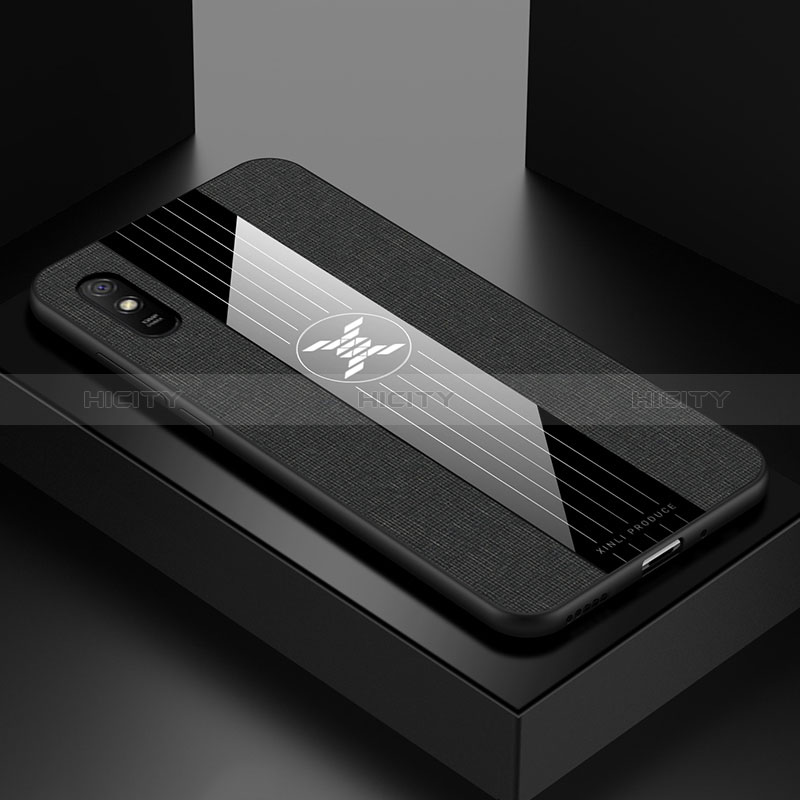 Coque Ultra Fine Silicone Souple Housse Etui X01L pour Xiaomi Redmi 9A Noir Plus