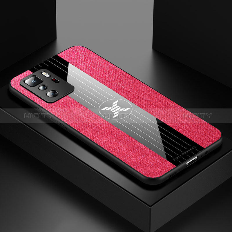 Coque Ultra Fine Silicone Souple Housse Etui X01L pour Xiaomi Redmi Note 10 Pro 5G Rouge Plus