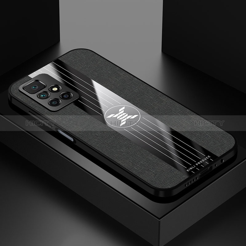 Coque Ultra Fine Silicone Souple Housse Etui X01L pour Xiaomi Redmi Note 11 4G (2021) Noir Plus
