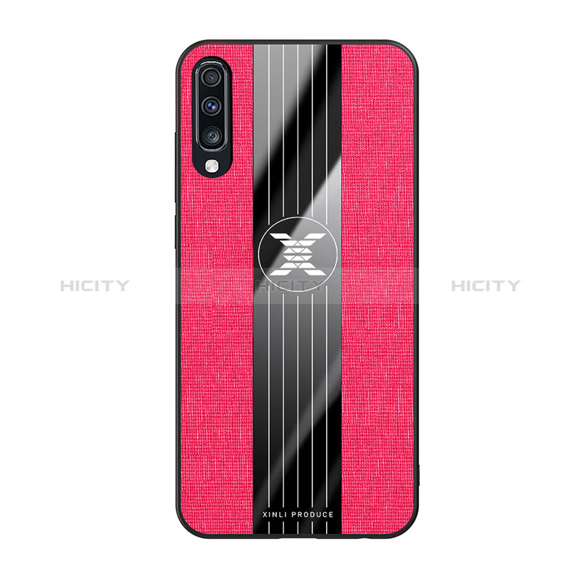 Coque Ultra Fine Silicone Souple Housse Etui X02L pour Samsung Galaxy A70 Rouge Plus