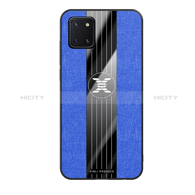 Coque Ultra Fine Silicone Souple Housse Etui X02L pour Samsung Galaxy A81 Bleu Plus