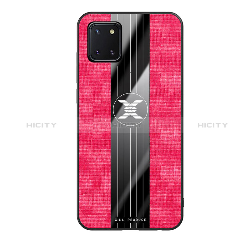 Coque Ultra Fine Silicone Souple Housse Etui X02L pour Samsung Galaxy A81 Rouge Plus