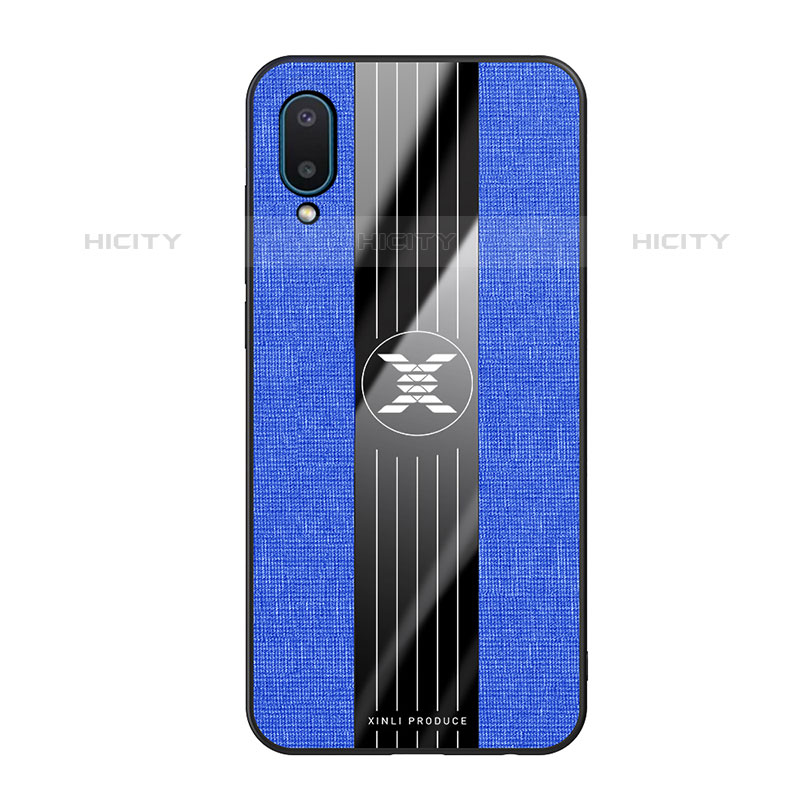 Coque Ultra Fine Silicone Souple Housse Etui X02L pour Samsung Galaxy M02 Bleu Plus