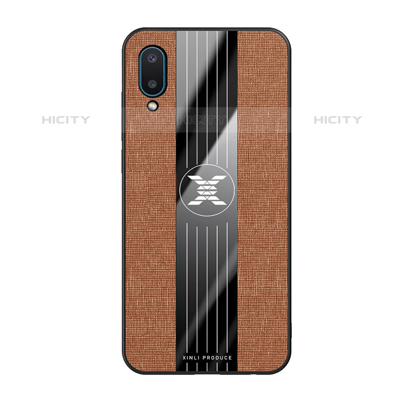 Coque Ultra Fine Silicone Souple Housse Etui X02L pour Samsung Galaxy M02 Marron Plus