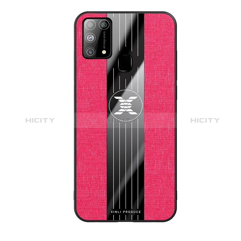 Coque Ultra Fine Silicone Souple Housse Etui X02L pour Samsung Galaxy M21s Rouge Plus