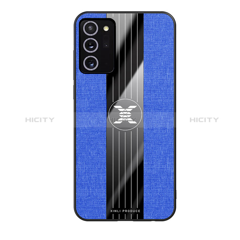 Coque Ultra Fine Silicone Souple Housse Etui X02L pour Samsung Galaxy Note 20 5G Bleu Plus