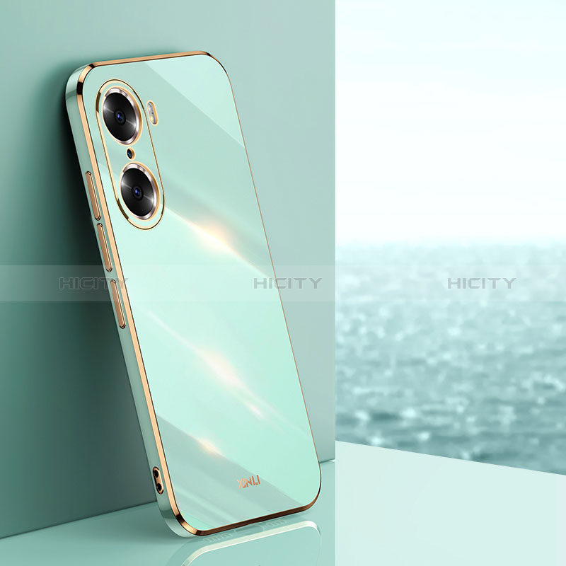 Coque Ultra Fine Silicone Souple Housse Etui XL1 pour Huawei Honor 60 Pro 5G Vert Plus