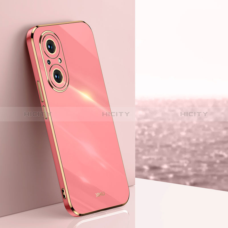 Coque Ultra Fine Silicone Souple Housse Etui XL1 pour Huawei Nova 9 SE Rose Rouge Plus