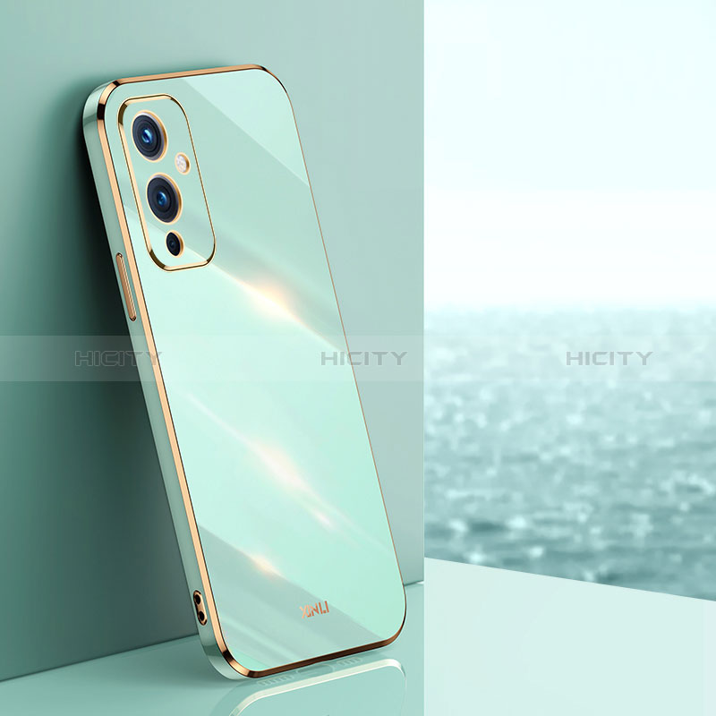 Coque Ultra Fine Silicone Souple Housse Etui XL1 pour OnePlus 9 5G Vert Plus