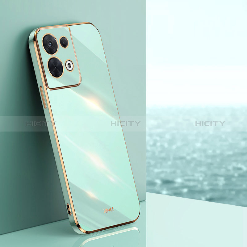 Coque Ultra Fine Silicone Souple Housse Etui XL1 pour Oppo Reno9 Pro+ Plus 5G Vert Plus