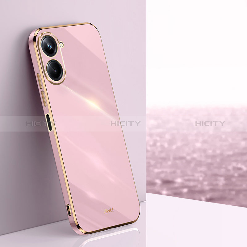 Coque Ultra Fine Silicone Souple Housse Etui XL1 pour Realme 10 Pro 5G Violet Clair Plus