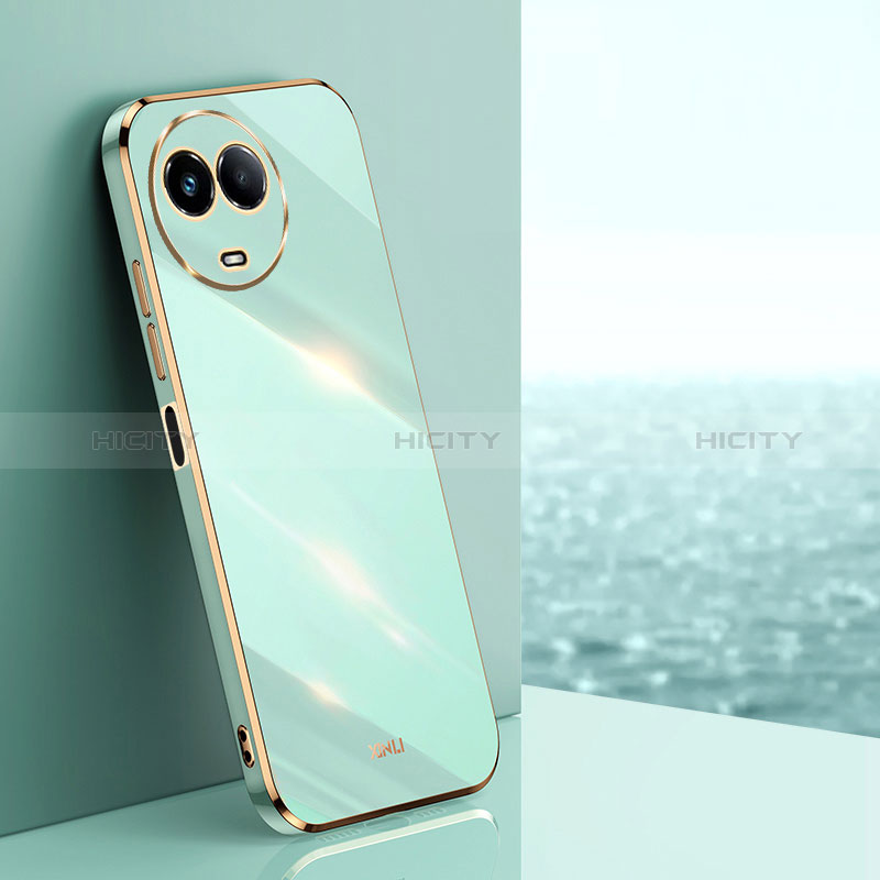 Coque Ultra Fine Silicone Souple Housse Etui XL1 pour Realme 11 5G Vert Plus