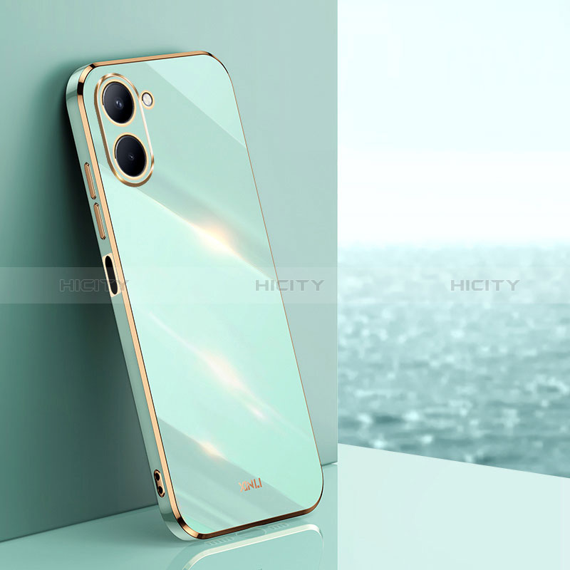 Coque Ultra Fine Silicone Souple Housse Etui XL1 pour Realme C33 (2023) Vert Plus