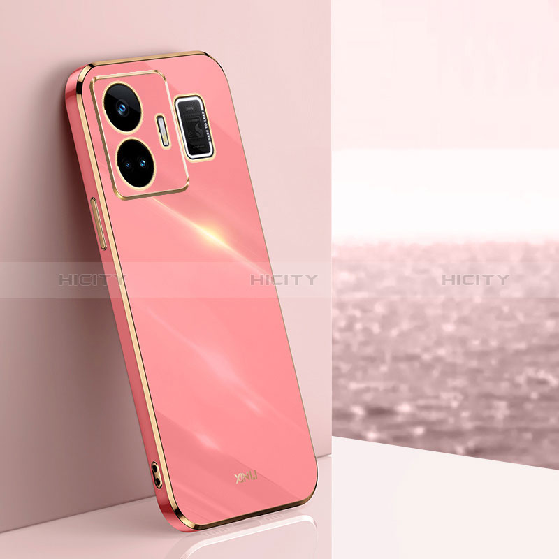 Coque Ultra Fine Silicone Souple Housse Etui XL1 pour Realme GT Neo5 240W 5G Rose Rouge Plus