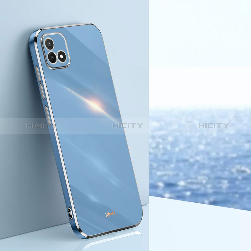 Coque Ultra Fine Silicone Souple Housse Etui XL1 pour Realme Narzo 50i Bleu Plus