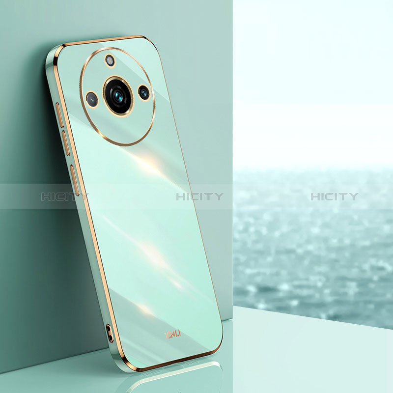 Coque Ultra Fine Silicone Souple Housse Etui XL1 pour Realme Narzo 60 5G Vert Plus