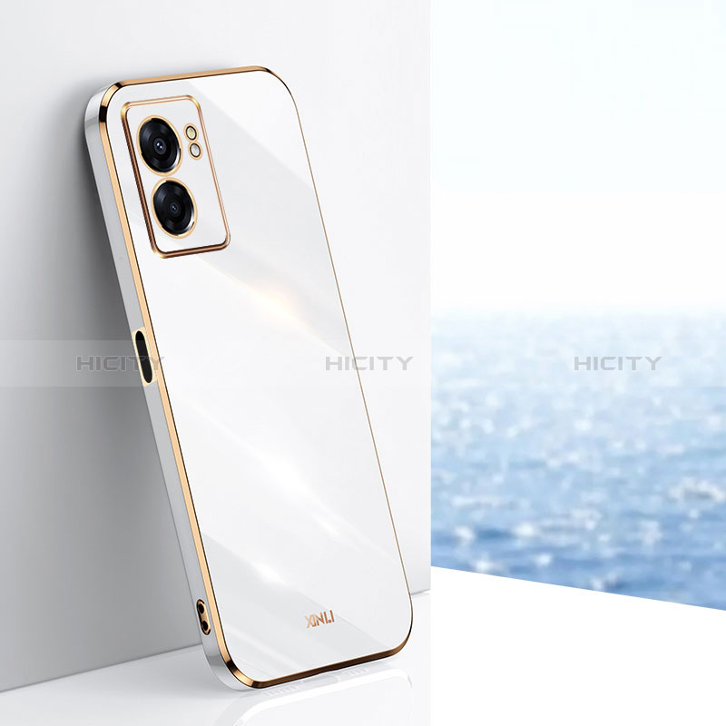 Coque Ultra Fine Silicone Souple Housse Etui XL1 pour Realme Q5i 5G Blanc Plus