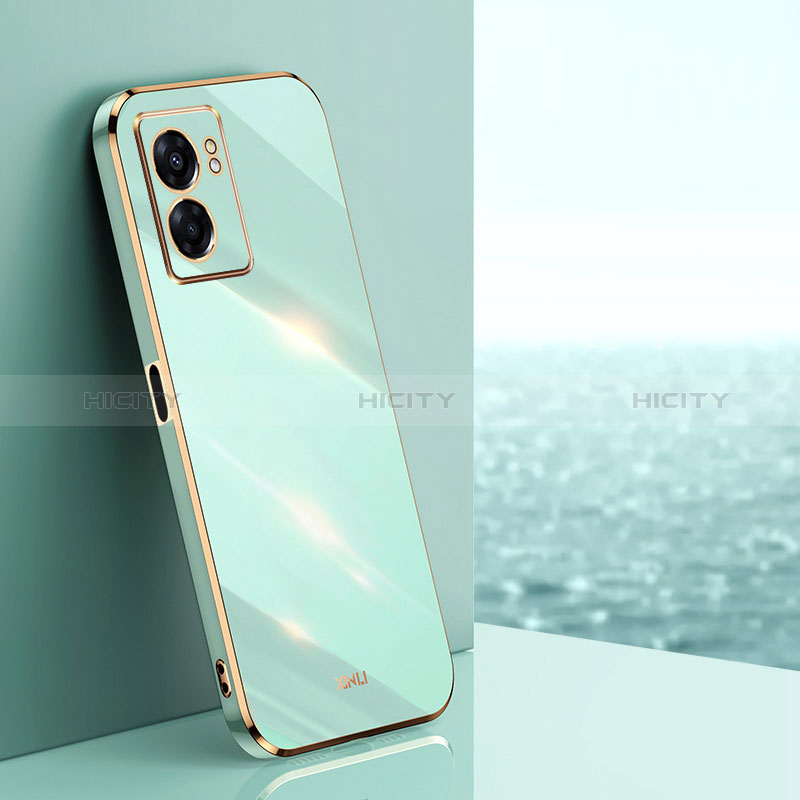 Coque Ultra Fine Silicone Souple Housse Etui XL1 pour Realme Q5i 5G Vert Plus