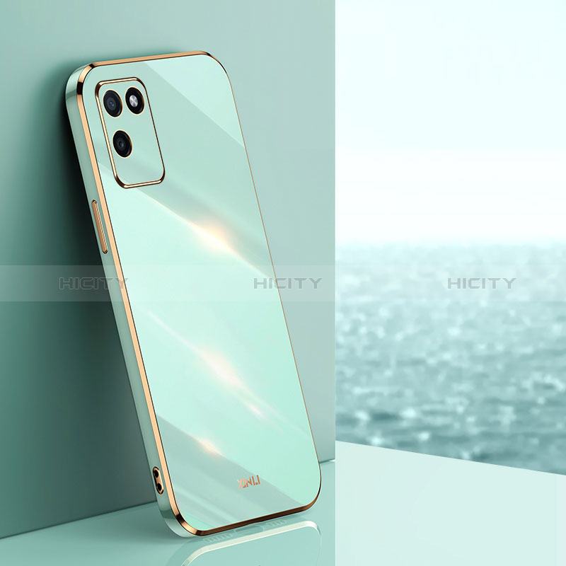 Coque Ultra Fine Silicone Souple Housse Etui XL1 pour Realme V11 5G Vert Plus