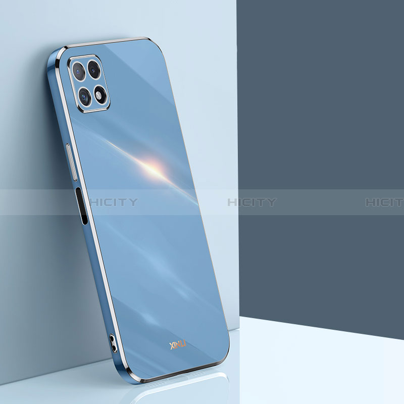 Coque Ultra Fine Silicone Souple Housse Etui XL1 pour Samsung Galaxy A22 5G Bleu Plus