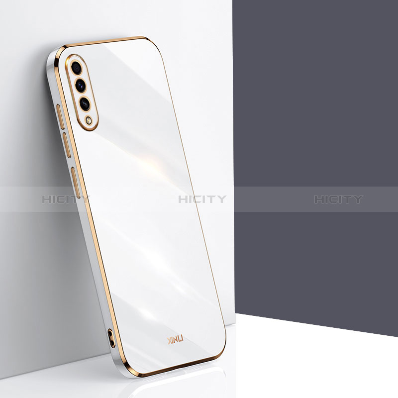 Coque Ultra Fine Silicone Souple Housse Etui XL1 pour Samsung Galaxy A50 Blanc Plus