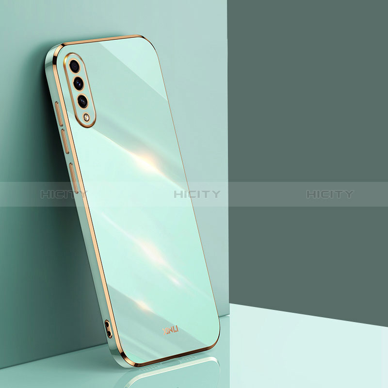 Coque Ultra Fine Silicone Souple Housse Etui XL1 pour Samsung Galaxy A50 Vert Plus