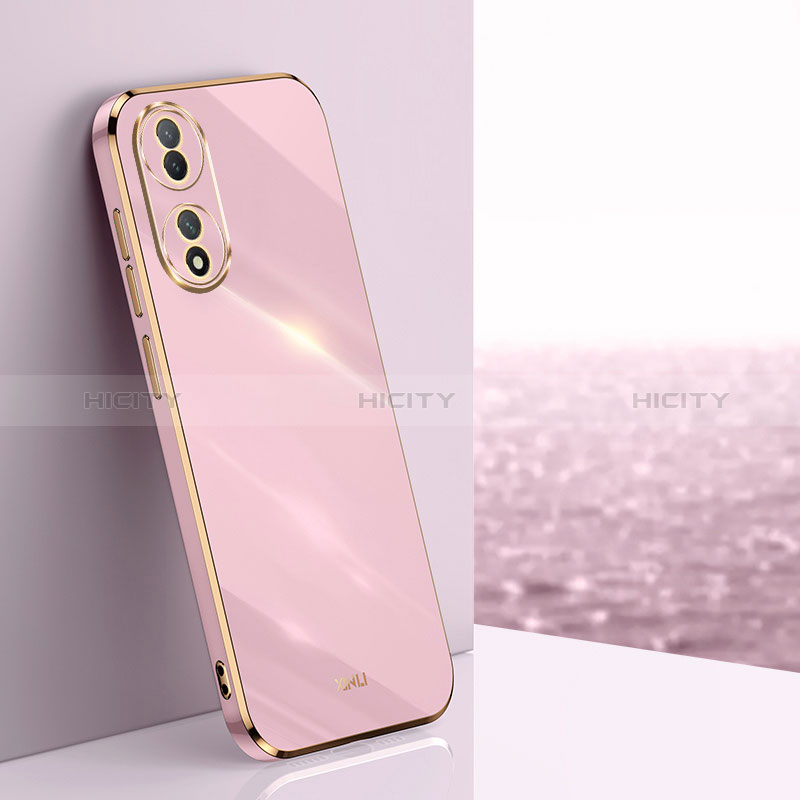 Coque Ultra Fine Silicone Souple Housse Etui XL1 pour Vivo Y100A 5G Rose Plus