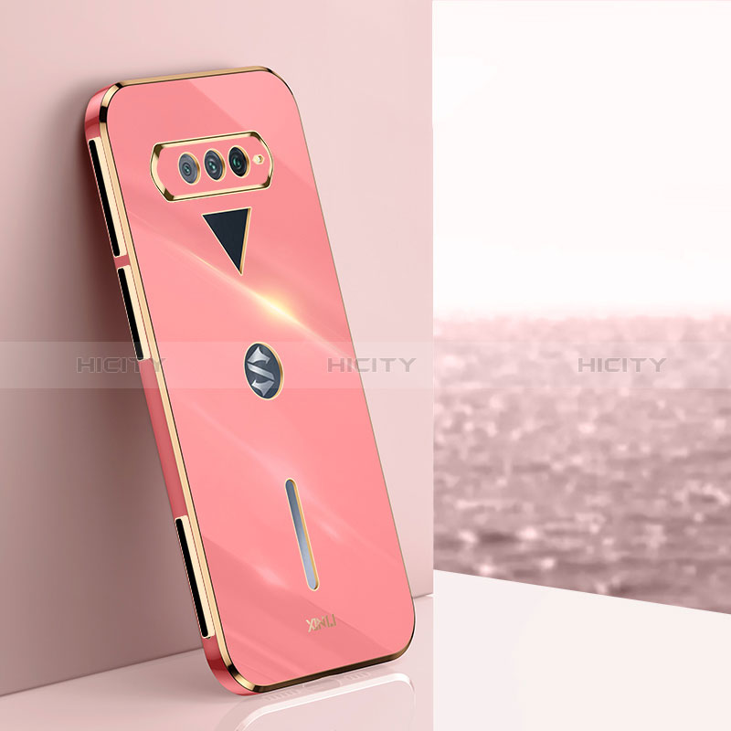 Coque Ultra Fine Silicone Souple Housse Etui XL1 pour Xiaomi Black Shark 5 RS 5G Rose Rouge Plus