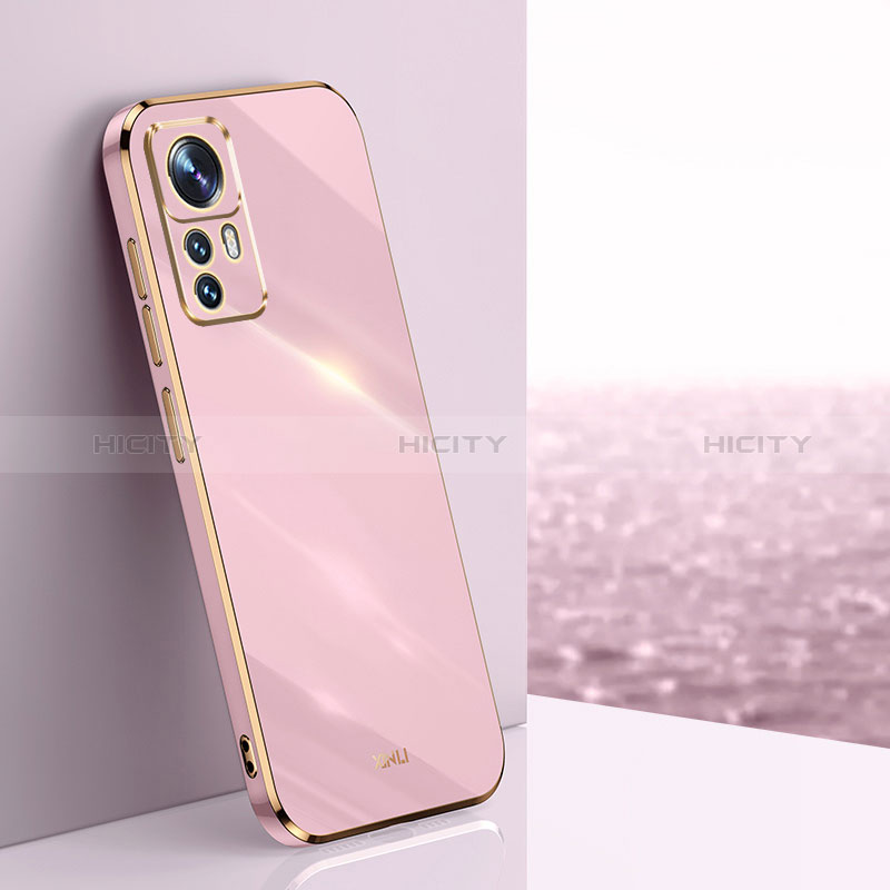 Coque Ultra Fine Silicone Souple Housse Etui XL1 pour Xiaomi Mi 12T Pro 5G Rose Plus