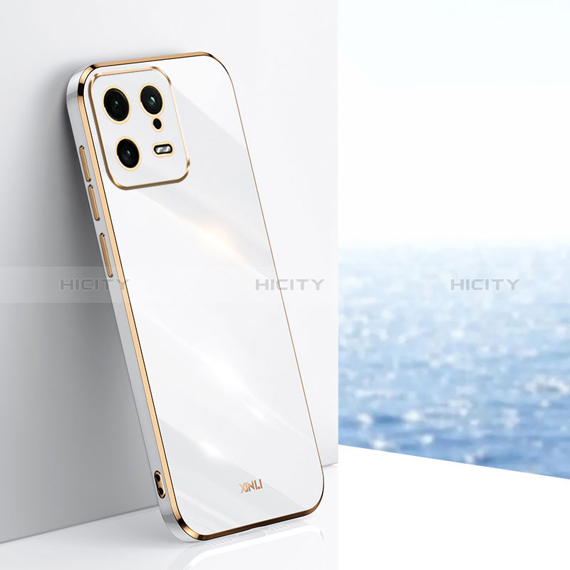 Coque Ultra Fine Silicone Souple Housse Etui XL1 pour Xiaomi Mi 13 5G Blanc Plus