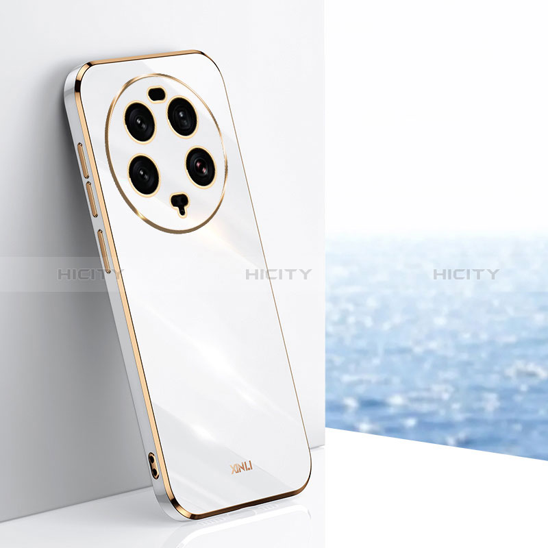 Coque Ultra Fine Silicone Souple Housse Etui XL1 pour Xiaomi Mi 13 Ultra 5G Blanc Plus