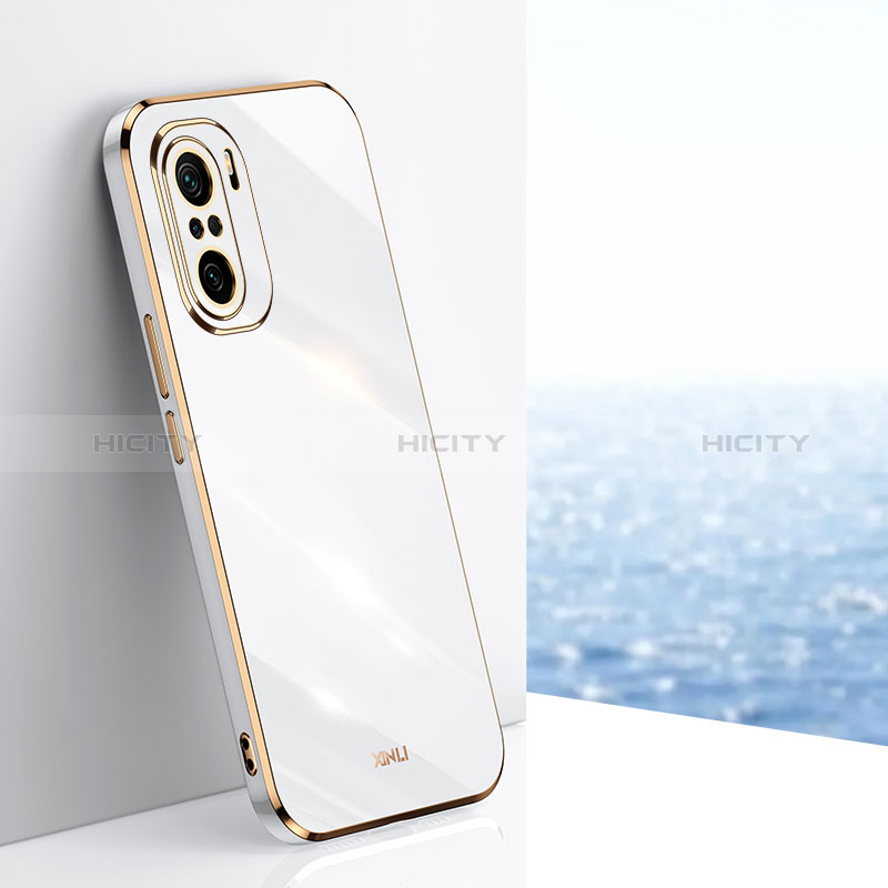 Coque Ultra Fine Silicone Souple Housse Etui XL1 pour Xiaomi Poco F3 5G Blanc Plus