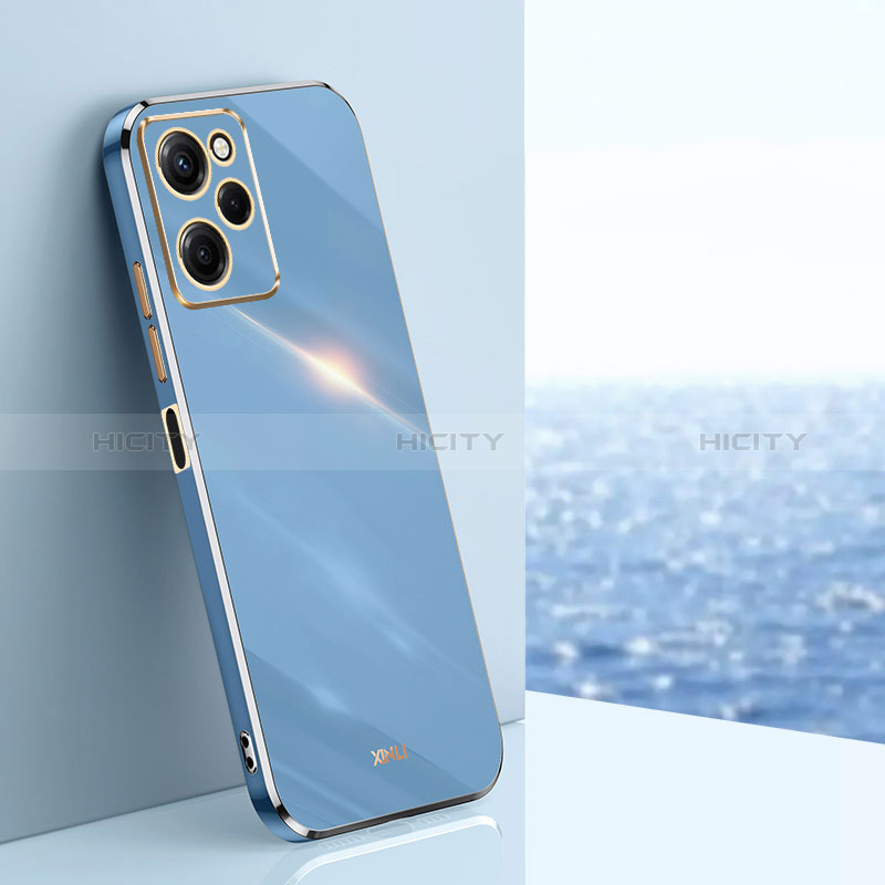 Coque Ultra Fine Silicone Souple Housse Etui XL1 pour Xiaomi Poco X5 Pro 5G Bleu Plus