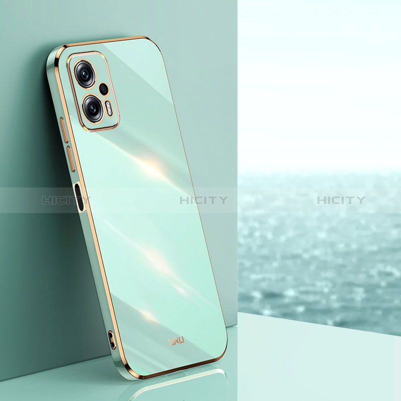 Coque Ultra Fine Silicone Souple Housse Etui XL1 pour Xiaomi Redmi K50i 5G Vert Plus