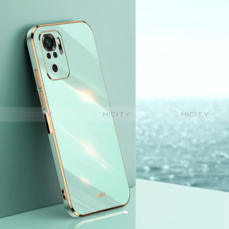 Coque Ultra Fine Silicone Souple Housse Etui XL1 pour Xiaomi Redmi Note 10 4G Vert Plus