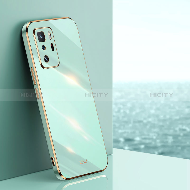 Coque Ultra Fine Silicone Souple Housse Etui XL1 pour Xiaomi Redmi Note 10 Pro 5G Vert Plus