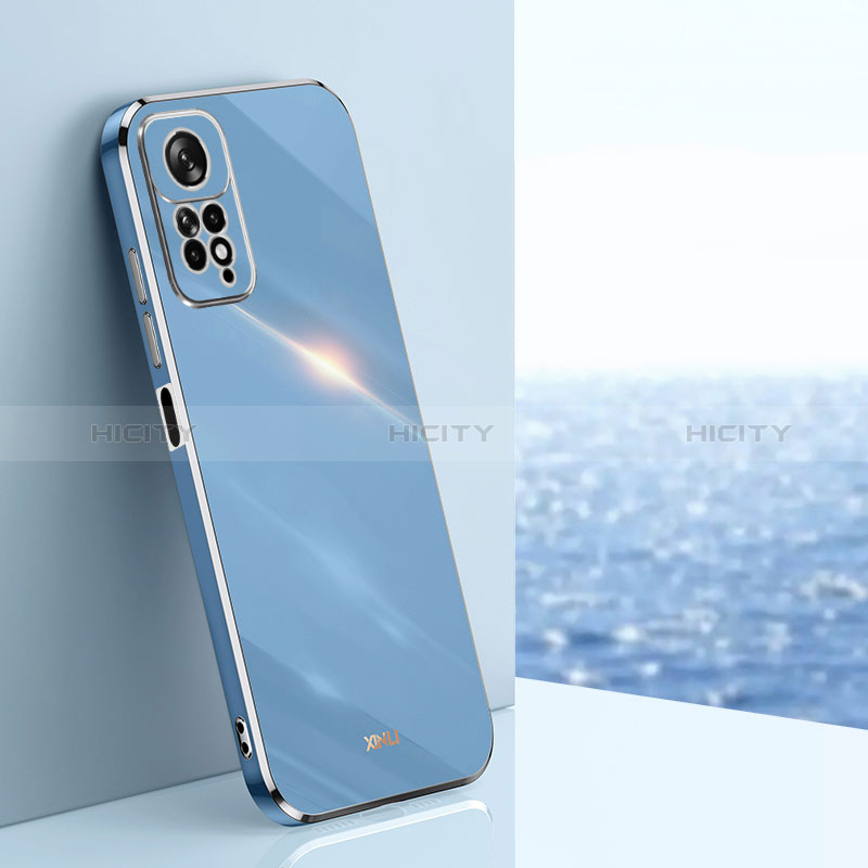 Coque Ultra Fine Silicone Souple Housse Etui XL1 pour Xiaomi Redmi Note 11 Pro 4G Bleu Plus