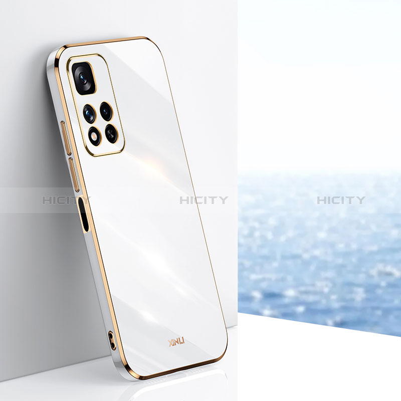 Coque Ultra Fine Silicone Souple Housse Etui XL1 pour Xiaomi Redmi Note 11 Pro+ Plus 5G Blanc Plus