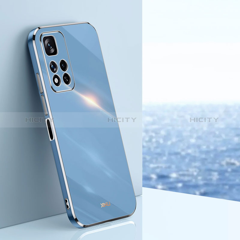 Coque Ultra Fine Silicone Souple Housse Etui XL1 pour Xiaomi Redmi Note 11 Pro+ Plus 5G Bleu Plus