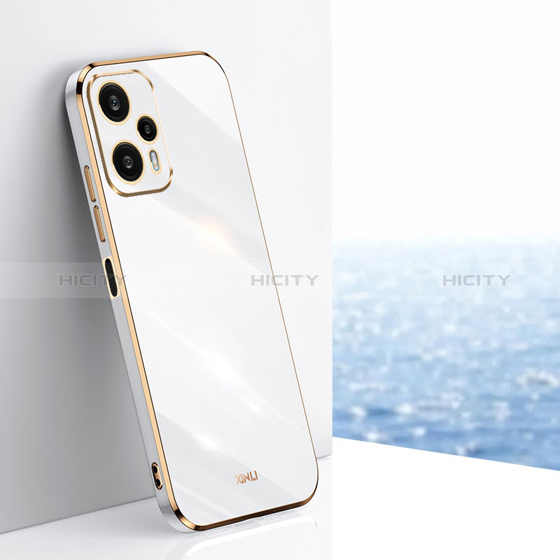 Coque Ultra Fine Silicone Souple Housse Etui XL1 pour Xiaomi Redmi Note 12 Turbo 5G Blanc Plus