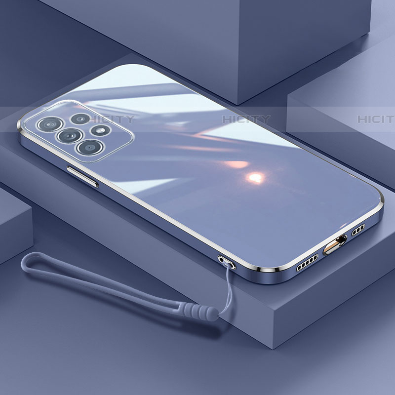 Coque Ultra Fine Silicone Souple Housse Etui XL2 pour Samsung Galaxy A33 5G Gris Lavende Plus