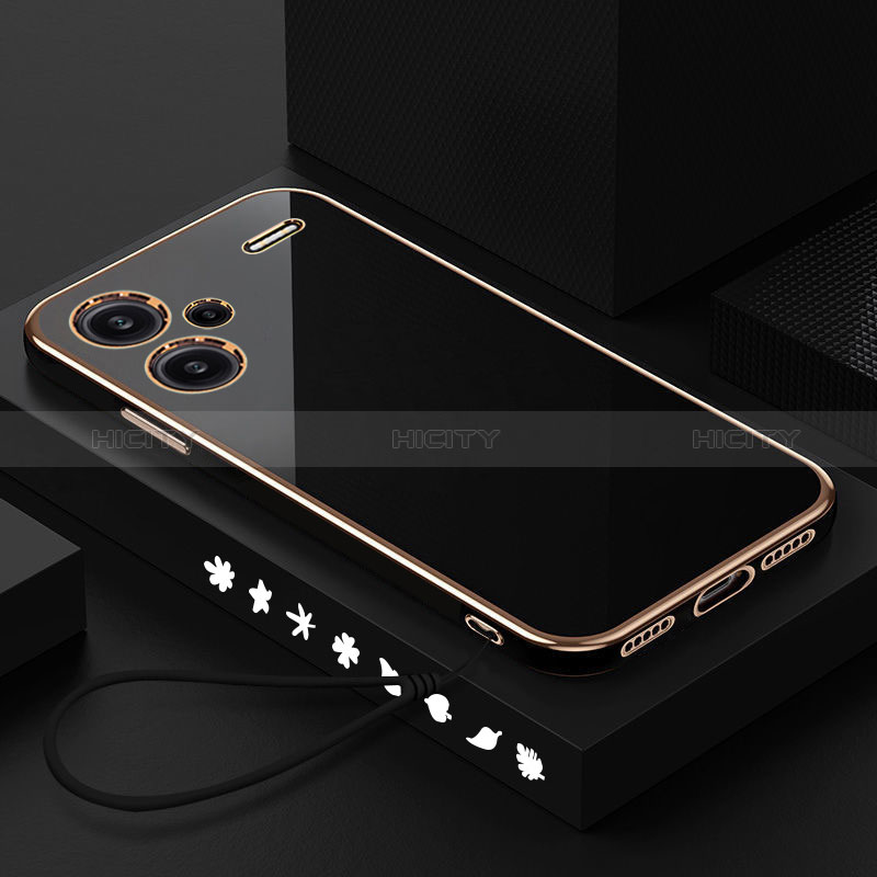 Coque Ultra Fine Silicone Souple Housse Etui XL3 pour Xiaomi Redmi Note 13 Pro+ Plus 5G Noir Plus