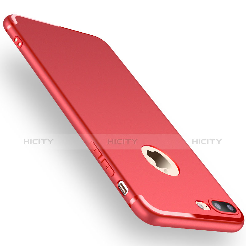 Coque Ultra Fine Silicone Souple Housse Etui Z15 pour Apple iPhone 7 Plus Rouge Plus