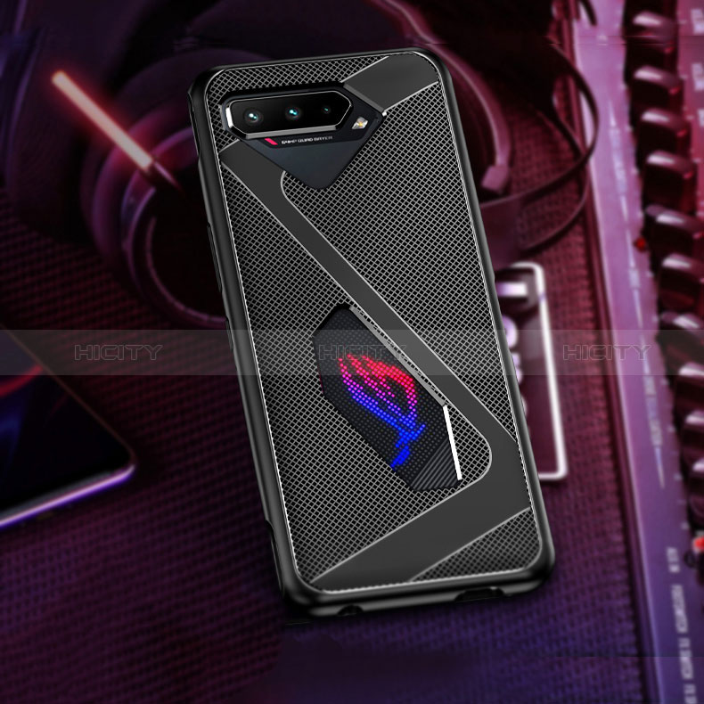 Coque Ultra Fine Silicone Souple Housse Etui ZJ1 pour Asus ROG Phone 5 Pro Noir Plus