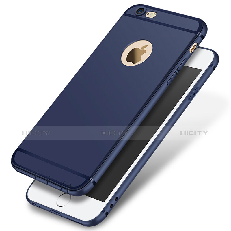 Coque Ultra Fine Silicone Souple pour Apple iPhone 6S Bleu Plus