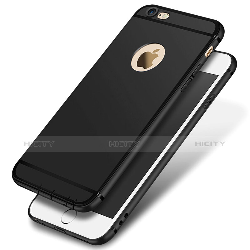 Coque Ultra Fine Silicone Souple pour Apple iPhone 6S Plus Noir Plus