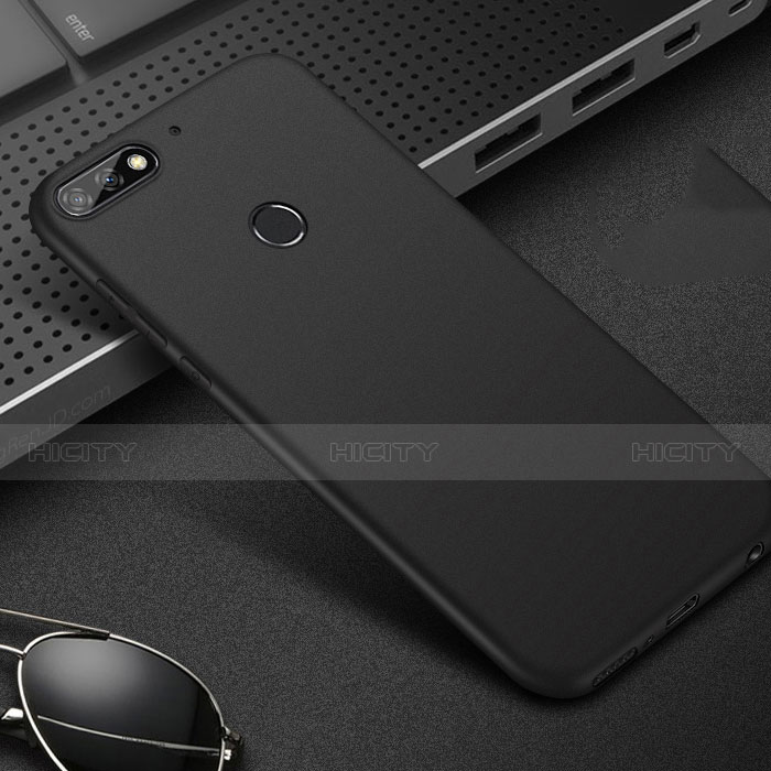 Coque Ultra Fine Silicone Souple pour Huawei Honor 7C Noir Plus