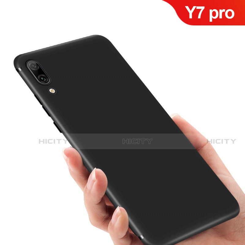 Coque Ultra Fine Silicone Souple pour Huawei Y7 (2019) Noir Plus