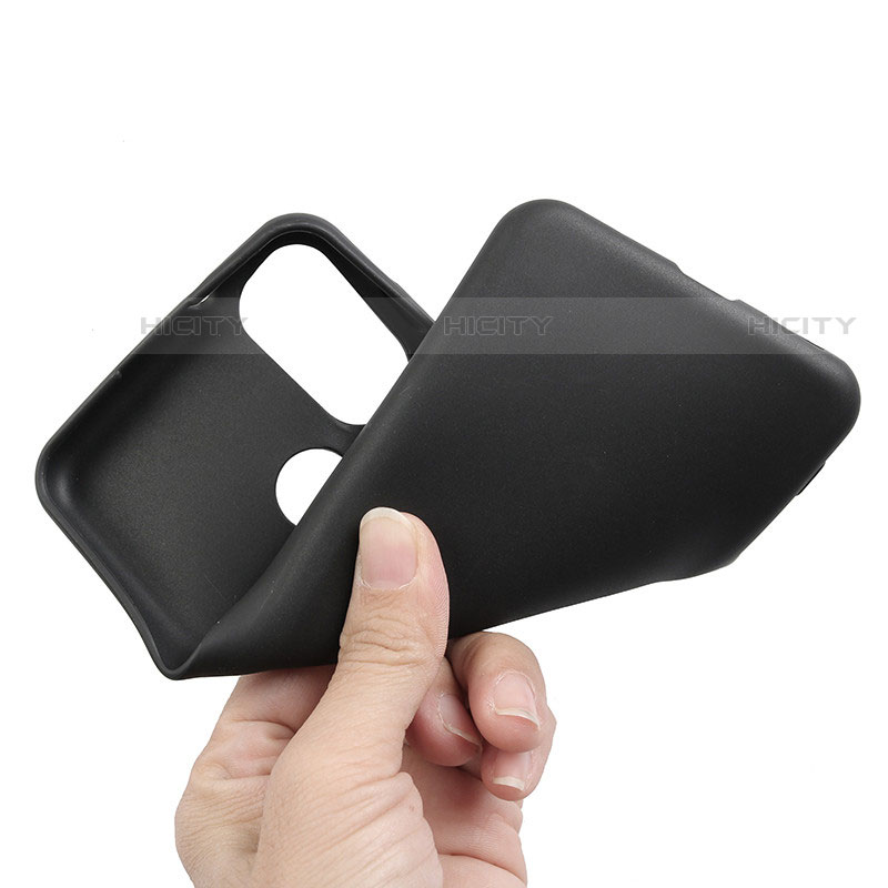 Coque Ultra Fine Silicone Souple pour Motorola Moto E40 Noir Plus