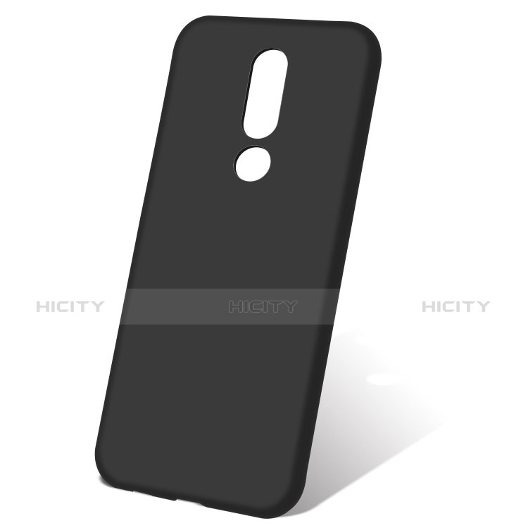 Coque Ultra Fine Silicone Souple pour Nokia 6.1 Plus Noir Plus